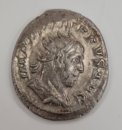 null Monnaie Romaine - Philippe Ier - Antoninien - poids : 4,38 g