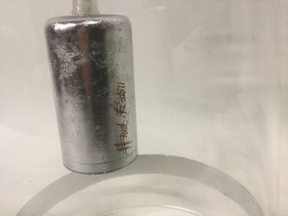 null SUSPENSION "HIND RABII" en verre et métal chrome ( hauteur réglable )