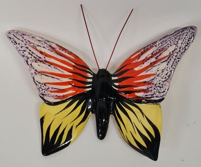 null LONGWY, "Papillon" , Création Louis Valenti,
