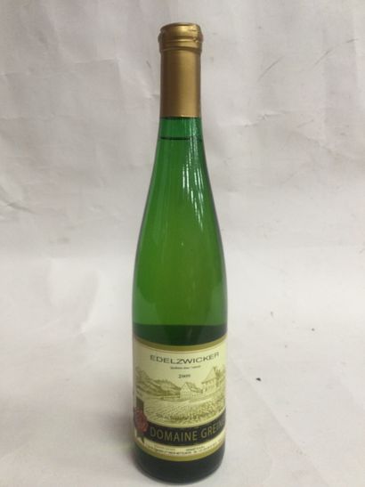 null 12 BLANC D'ALSACE 2009 EDELZWICKER domaine Greiner