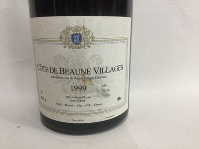 null Jéroboam (3 litres) CÔTE DE BEAUNE VILLAGES 1999 Louis Gras