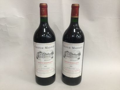 null 2 magnums SAINT ÉMILION 1993 château Mazouet