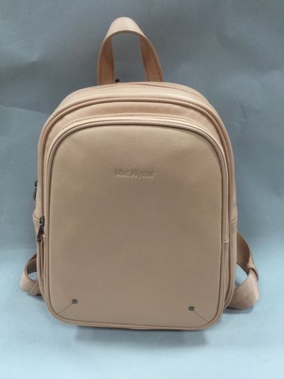 null Mac Alyster, sac à dos en cuir rose, ht. 30 cm