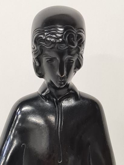 null Joseph CSAKY (1888-1971), LA SÉBILE, 1926, Bronze à patine noire, signé, cachet...