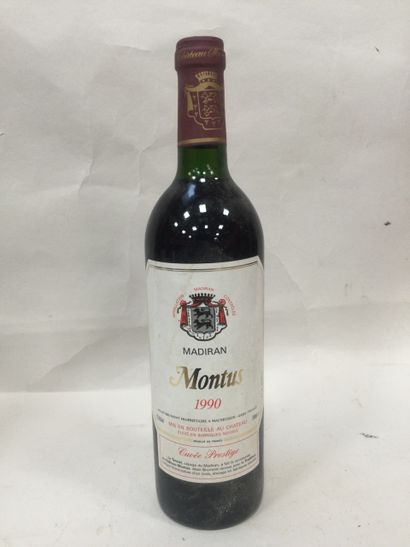null 
Une Bouteille de Château MONTUS, cuvée prestige, Madiran 1990, niveau just...