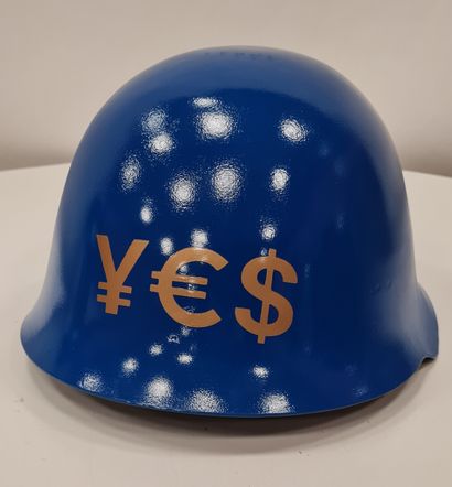 null TIS (XXth/XIXth artist), Collection "PEACE OF ART", helmet "YES", reconditioned...