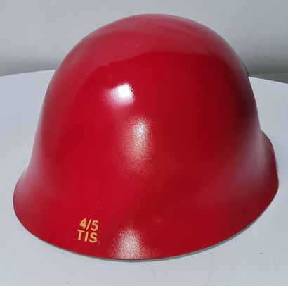 null TIS (XXth/XIXth artist), "PEACE OF ART" Collection, "USSR" helmet, reconditioned...