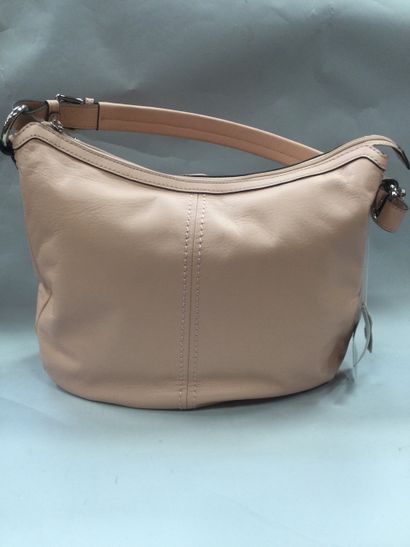 null Francinel, sac à mains en cuir de vachette rose, porté mains, ht. 26 cm