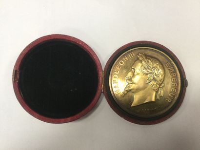 null Médaille sous Napoléon III "1766 Fêtes Séculaires 1866" CONCOURS DE NANCY, argent,...