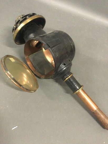 Ancienne Lanterne de Calèche, H. 50 cm