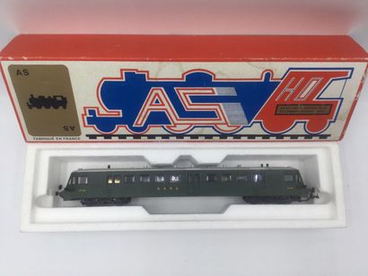 null AS AUTORAIL, échelle HO, Locomotive modèle ZZ445 dans sa boîte d'origine