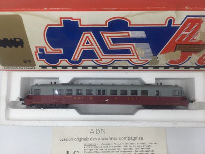 null AS AUTORAIL, échelle HO, Locomotive modèle ZZAB60202, en boîte d'origine