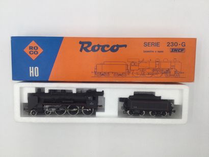 null ROCO, échelle HO, Locomotive SNCF modèle 230 G, référence : 04125A

En boîte...