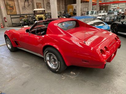 null Corvette C3 STINGRAY, 1975, moteur type L48-350cl, 165 CV (33 CV Fiscaux), 28...