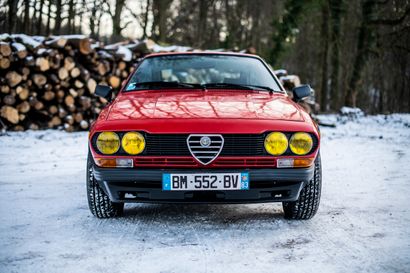 null Rare ALFA ROMEO 2000 GTV Delta, 1980. Elle reprend le schéma mécanique de la...