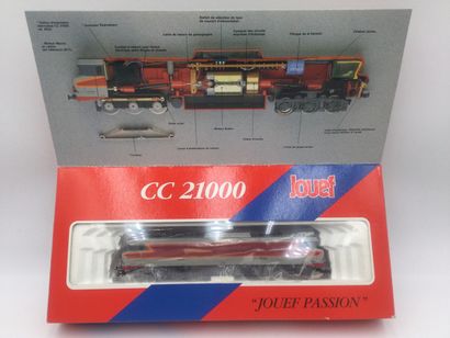 null JOUEF, échelle HO, Locomotive SNCF modèle CC21000, référence : 8441 00, en boîte...
