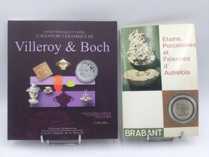 null Ensemble de 2 livres : Entre Moselle et Sarre L’aventure céramique de Villeroy...