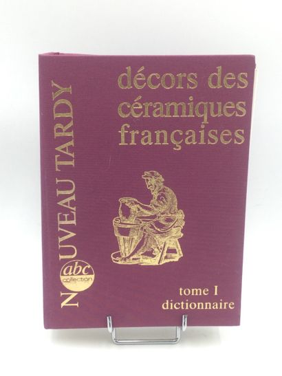 null TARDY, Décors des céramiques françaises, In-8 cartonné, Paris, Tardy-Lengellé,...