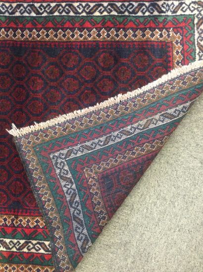 null IRAN, BELUTCH hand-knotted prayer rug with niche decoration, Dim. 139 x 85 ...