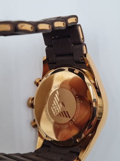 null EMPORIO ARMANI, Sportivo AR5890 Men's Quartz Watch, calendar/chronograph functions,...