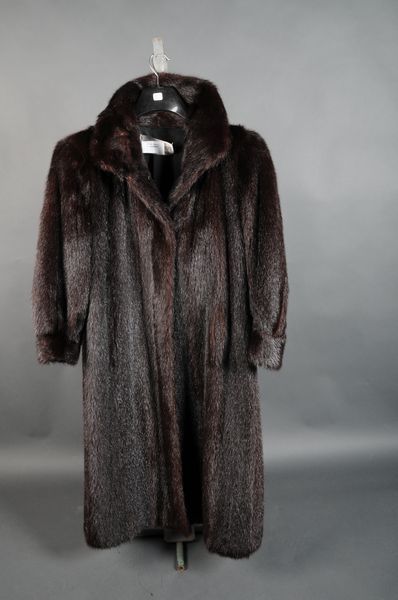 null Vision coat and fur collar