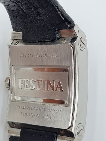 null FESTINA, Montre à quartz homme modèle F16184-01, fonctions calendrier/chronographe,...