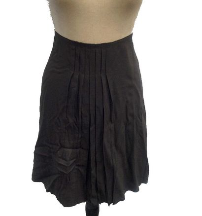 null Set of skirts, including: PRADA brown pleated flared skirt (T44), PAUL SMITH...