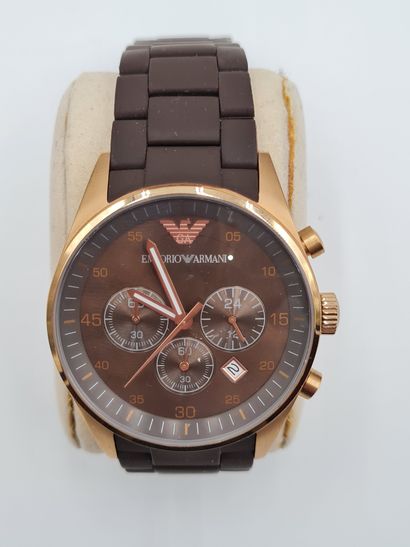 null EMPORIO ARMANI, Sportivo AR5890 Men's Quartz Watch, calendar/chronograph functions,...