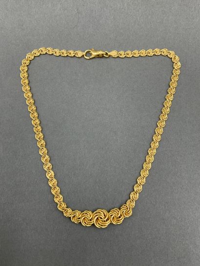 null COLLIER en or jaune 18K 750/°°, poinçon 750, Poids :13,38 g