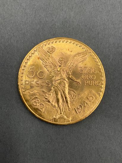 Monnaie or de 50 Pesos 1945
