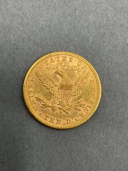 null Monnaie en or de 10 Dollars "Liberty" 1881.