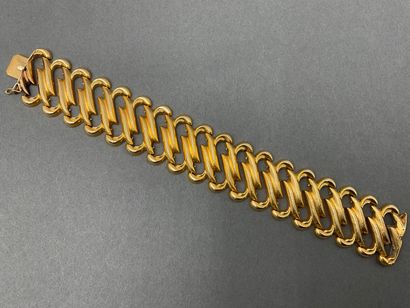 null BRACELET en or jaune 18K 750/°°, poinçon 750, Poids : 42,6 g