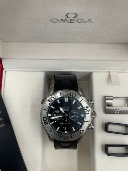 null OMEGA, Seamaster America's Cup Titanium watch, Automatic movement, chronograph...