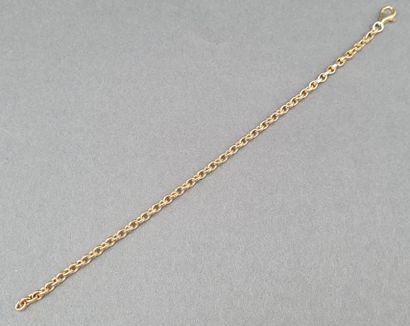 null BRACELET in 18K yellow gold 750/°°, Weight 10,03 g