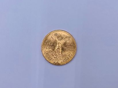 Monnaie or de 50 pesos de 1947