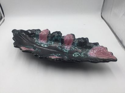 null VALLAURIS fruit bowl in polychrome glazed ceramic dim. 57 x 23