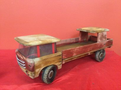DEJOU camion porteur pour enfant en bois,...
