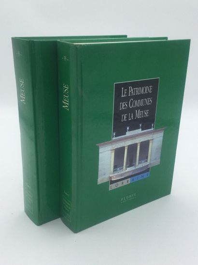 null Le Patrimoine des Communes de la Meuse, 2 Vol. In-8, reliures cartonnées, Ed....