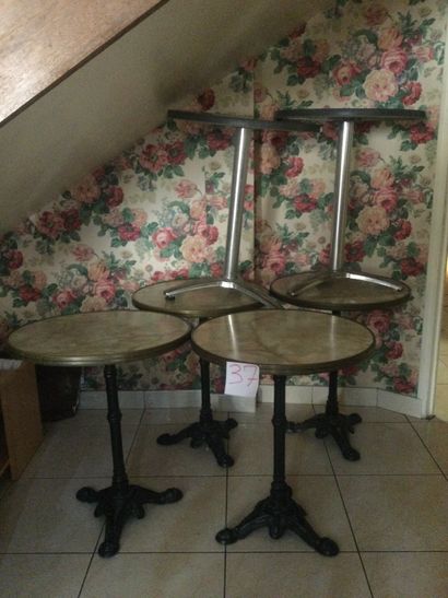null 6 tables bistrot et chaises