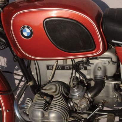 BMW R906 Bicylindre 900 cm3Produite par les ateliers BMW UNIQUEMENT EN 1973 N° de...