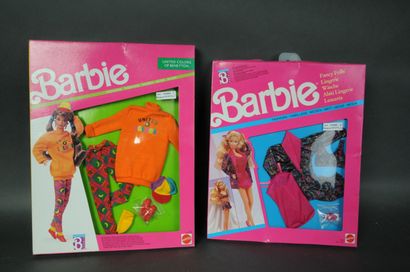 null Lot de deux tenues BARBIE dans leur boîte d'origine