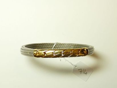 FRED Paris : Bracelet ouvrant en or 18K (750/oo)...