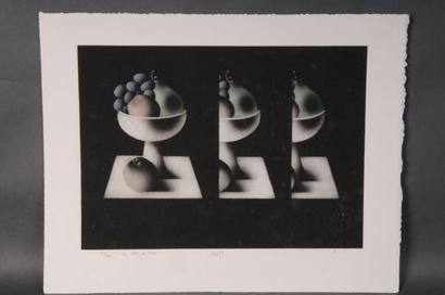 null AVATI, "Le temps qui passe", Lithographie, 109/200 (1990), 27,5 x 38 cm