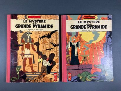 Jacobs E.P. - Blake et Mortimer Le mystère de la grande pyramide 1 et 2, Le papyrus...