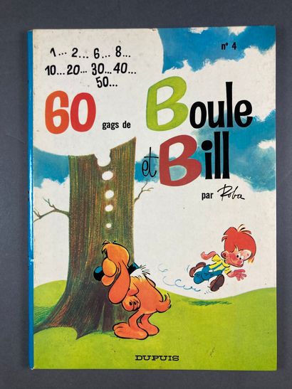 Roba - Boule et Bill 60 gags de Boule et Bill, 4, 1967, EO, chez Dupuis, BE+ à TBE,...