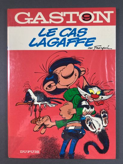 Franquin A. - Gaston Lagaffe Le cas Lagaffe, 9, 1971, chez Dupuis, EO, TBE, infimes...