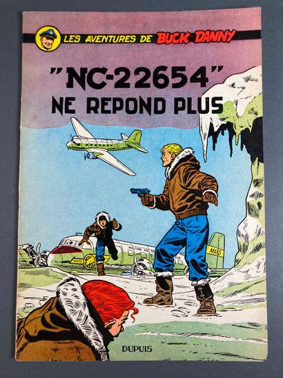 Hubinon V. - Buck Danny "NC-22654" ne répond plus, 15, EO, 1957, Dupuis, TBE