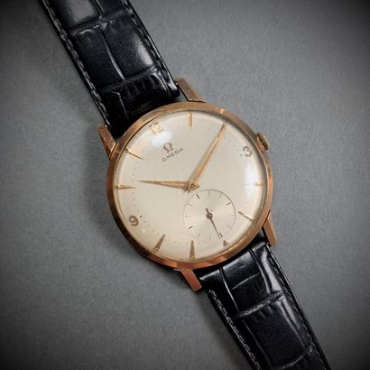 Montre-bracelet OMEGA Classic 1950 in gold 750 and steel, automatic with small seconds,...