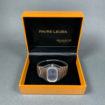 Montre-bracelet FAVRE LEUBA Quartz Raider 32768 Hz in steel, quartz, signed blue...