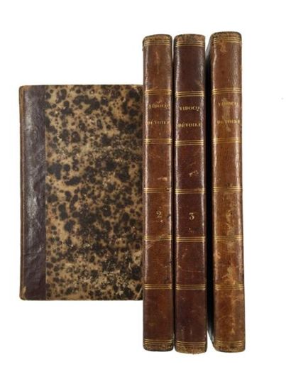 Auteur anonyme «Mémoires d'un forçat ou Vidocq dévoilé», 1828 (21x13 cm), Langlois....